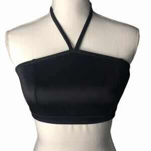 Venus Halter Black Bikini Top Size 2